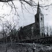 Evangelische Bartholomäuskirche auf dem Berg damals