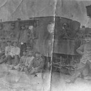 Kleinbahn auf dem Truppenübungsplatz 1914